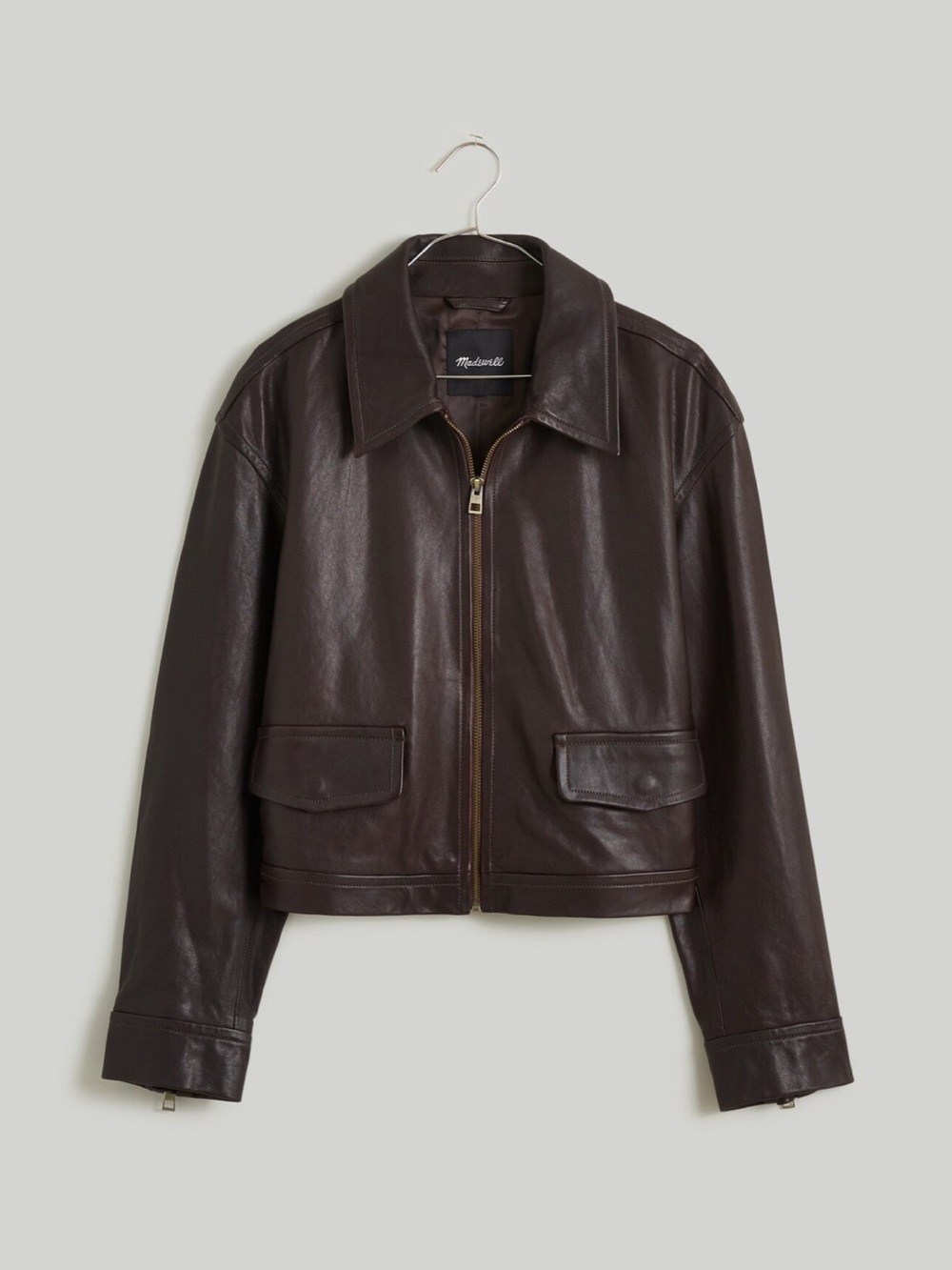 Madewell Leather Cropped Jacket